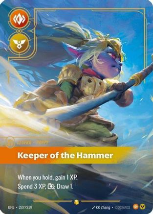 Poppy - Keeper of the Hammer (Overnumbered) (237/219) - Unleashed Foil-1