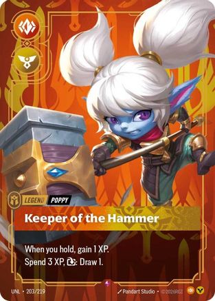 Poppy - Keeper of the Hammer (203/219) - Unleashed Foil-1