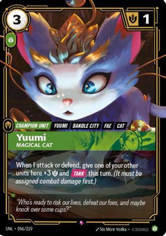 Yuumi - Magical Cat (056/219) - Unleashed Foil-1