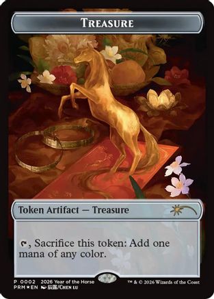 Treasure Token (Year of the Horse 2026) (SSP-002) - Standard Showdown Promos Foil-1