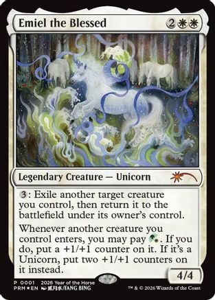 Emiel the Blessed (Year of the Horse 2026) (SSP-001) - Standard Showdown Promos Foil-1