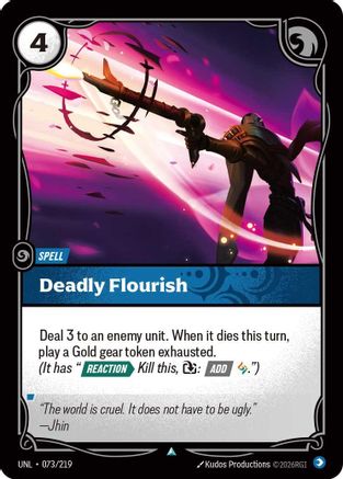 Deadly Flourish (073/219) - Unleashed Foil-1