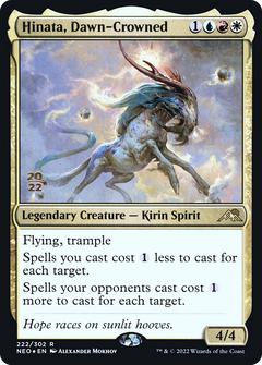 Hinata, Dawn-Crowned [Kamigawa: Neon Dynasty Prerelease Promos]-1
