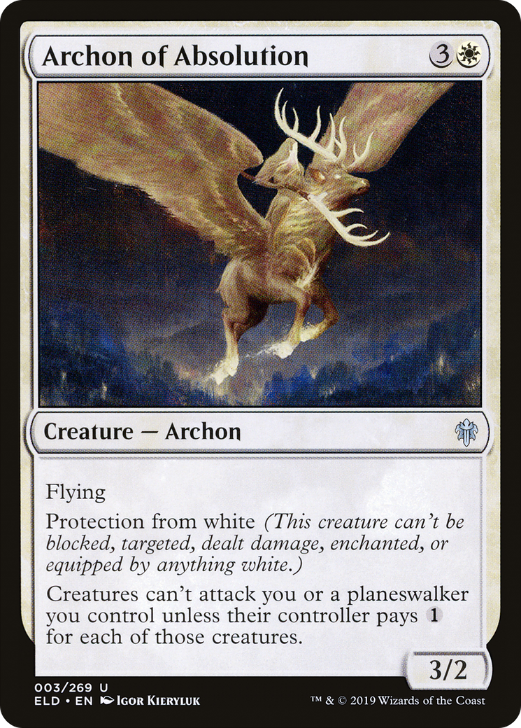 Archon of Absolution [Throne of Eldraine]-1