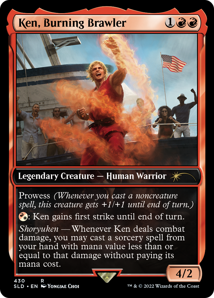 Ken, Burning Brawler [Secret Lair Drop Series]-1
