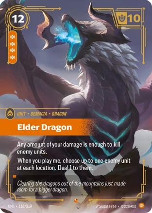 Elder Dragon (118/219) - Unleashed Foil-1