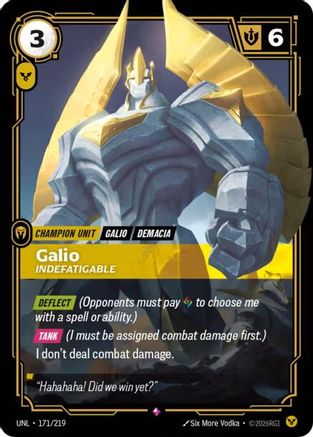 Galio - Indefatigable (171/219) - Unleashed Foil-1