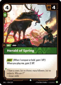 Herald of Spring (034/219) - Unleashed Foil-1