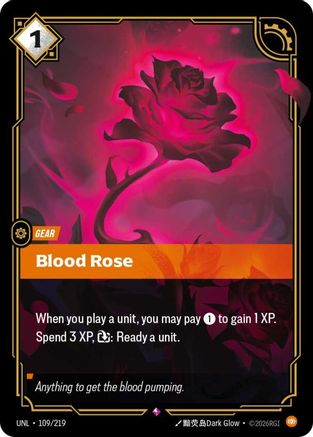 Blood Rose (109/219) - Unleashed Foil-1