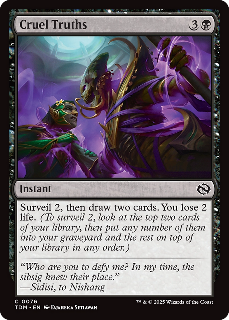 Cruel Truths [Tarkir: Dragonstorm]-1