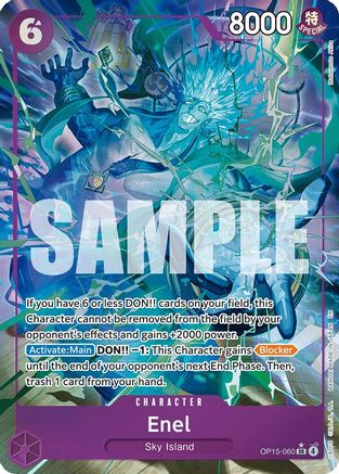 Enel (OP15-060) (Alternate Art) (OP15-060) - Adventure on Kami's Island Foil-1