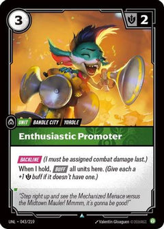 Enthusiastic Promoter (043/219) - Unleashed Foil-1