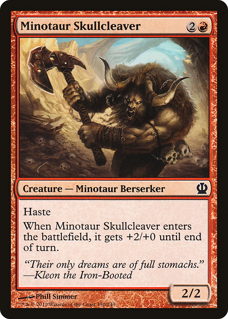 Minotaur Skullcleaver [Theros]-1
