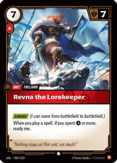 Revna the Lorekeeper (005/219) - Unleashed Foil-1