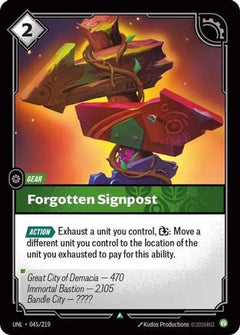 Forgotten Signpost (045/219) - Unleashed-1