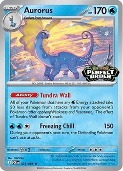 Aurorus (Perfect Order Stamped) 024  - Holofoil Miscellaneous Cards & Products - Rare-1
