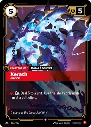 Xerath - Freed (026/219) - Unleashed Foil-1