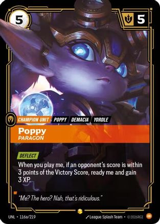 Poppy - Paragon (Alternate Art) (116a/219) - Unleashed Foil-1