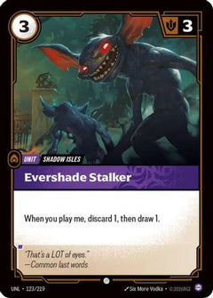Evershade Stalker (123/219) - Unleashed Foil-1