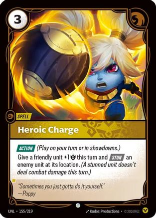 Heroic Charge (155/219) - Unleashed Foil-1
