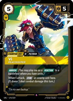 Vi - Peacekeeper (176/219) - Unleashed Foil-1