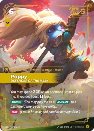 Poppy - Defender of the Meek (178/219) - Unleashed Foil-1