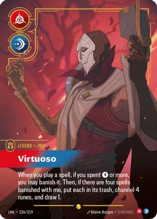 Jhin - Virtuoso (Overnumbered) (226/219) - Unleashed Foil-1