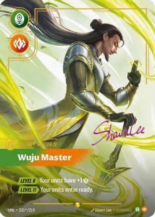 Master Yi - Wuju Master (Signature) (231*/219) - Unleashed Foil-1