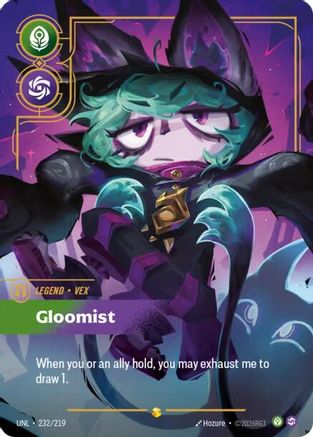 Vex - Gloomist (Overnumbered) (232/219) - Unleashed Foil-1