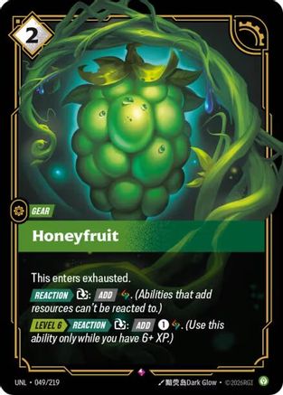 Honeyfruit (049/219) - Unleashed Foil-1