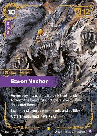 Baron Nashor (Ultimate) (238/219) - Unleashed Foil-1