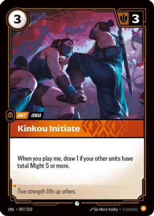 Kinkou Initiate (097/219) - Unleashed-1