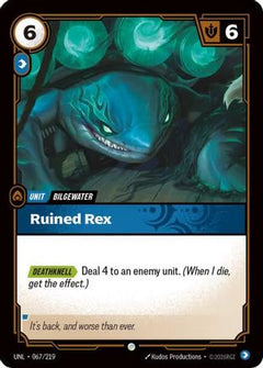 Ruined Rex (067/219) - Unleashed Foil-1