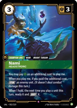 Nami - Headstrong (052/219) - Unleashed Foil-1