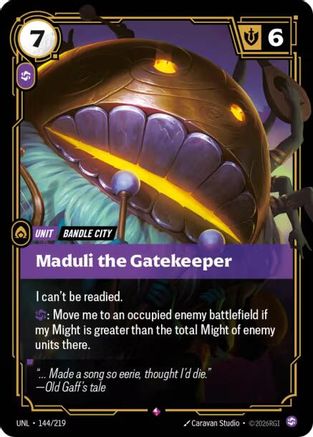 Maduli the Gatekeeper (144/219) - Unleashed Foil-1