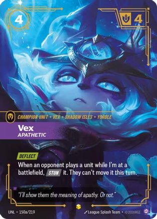Vex - Apathetic (Alternate Art) (150a/219) - Unleashed Foil-1