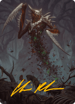 Grist, the Plague Swarm // Grist, the Plague Swarm (AMH3-018) - Modern Horizons 3 Art Series (Borderless)-1