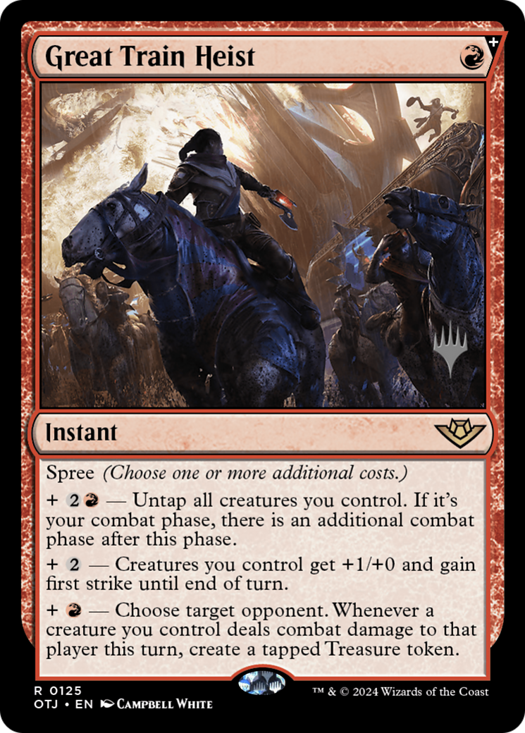 Great Train Heist (Promo Pack) [Outlaws of Thunder Junction Promos]-1