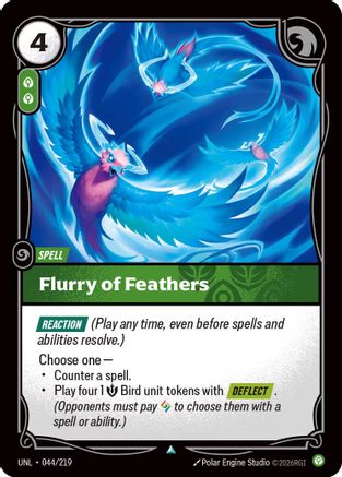 Flurry of Feathers (044/219) - Unleashed Foil-1