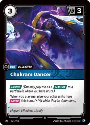 Chakram Dancer (071/219) - Unleashed Foil-1