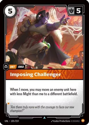 Imposing Challenger (105/219) - Unleashed Foil-1