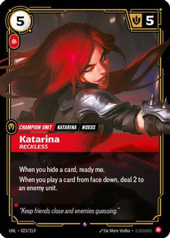 Katarina - Reckless (023/219) - Unleashed Foil-1
