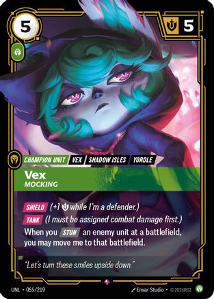 Vex - Mocking (055/219) - Unleashed Foil-1