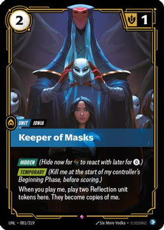 Keeper of Masks (081/219) - Unleashed Foil-1
