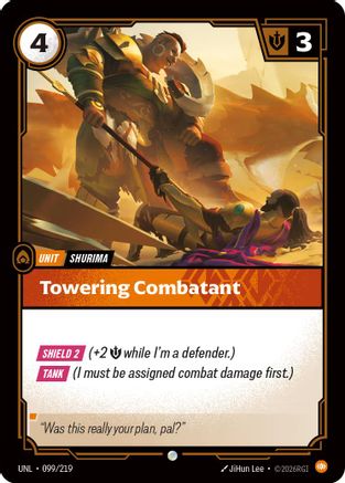 Towering Combatant (099/219) - Unleashed-1