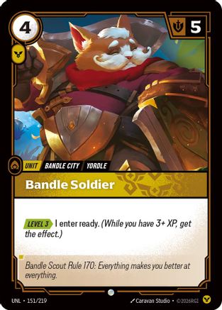 Bandle Soldier (151/219) - Unleashed Foil-1