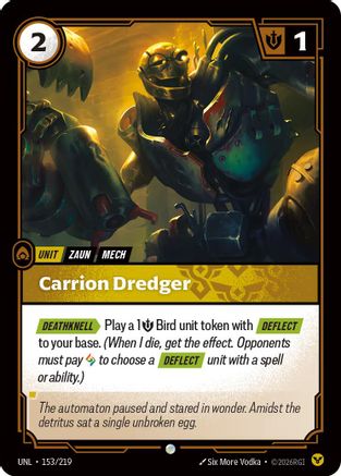 Carrion Dredger (153/219) - Unleashed Foil-1