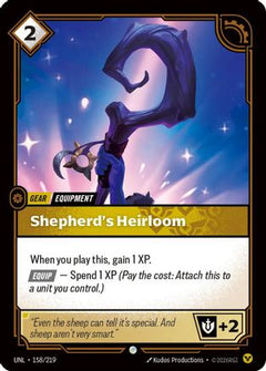 Shepherd's Heirloom (158/219) - Unleashed Foil-1