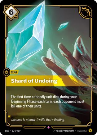 Shard of Undoing (174/219) - Unleashed Foil-1