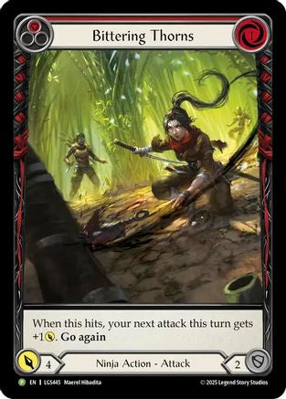Bittering Thorns (Red) (Extended Art) (LGS445) - Flesh and Blood: Promo Cards Rainbow Foil-1